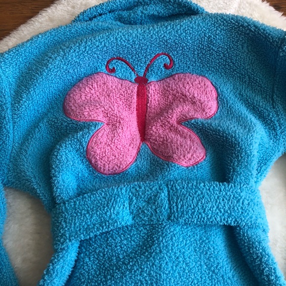 Cozy Girls Robe - with belt - size 6 - Picture 4 of 4